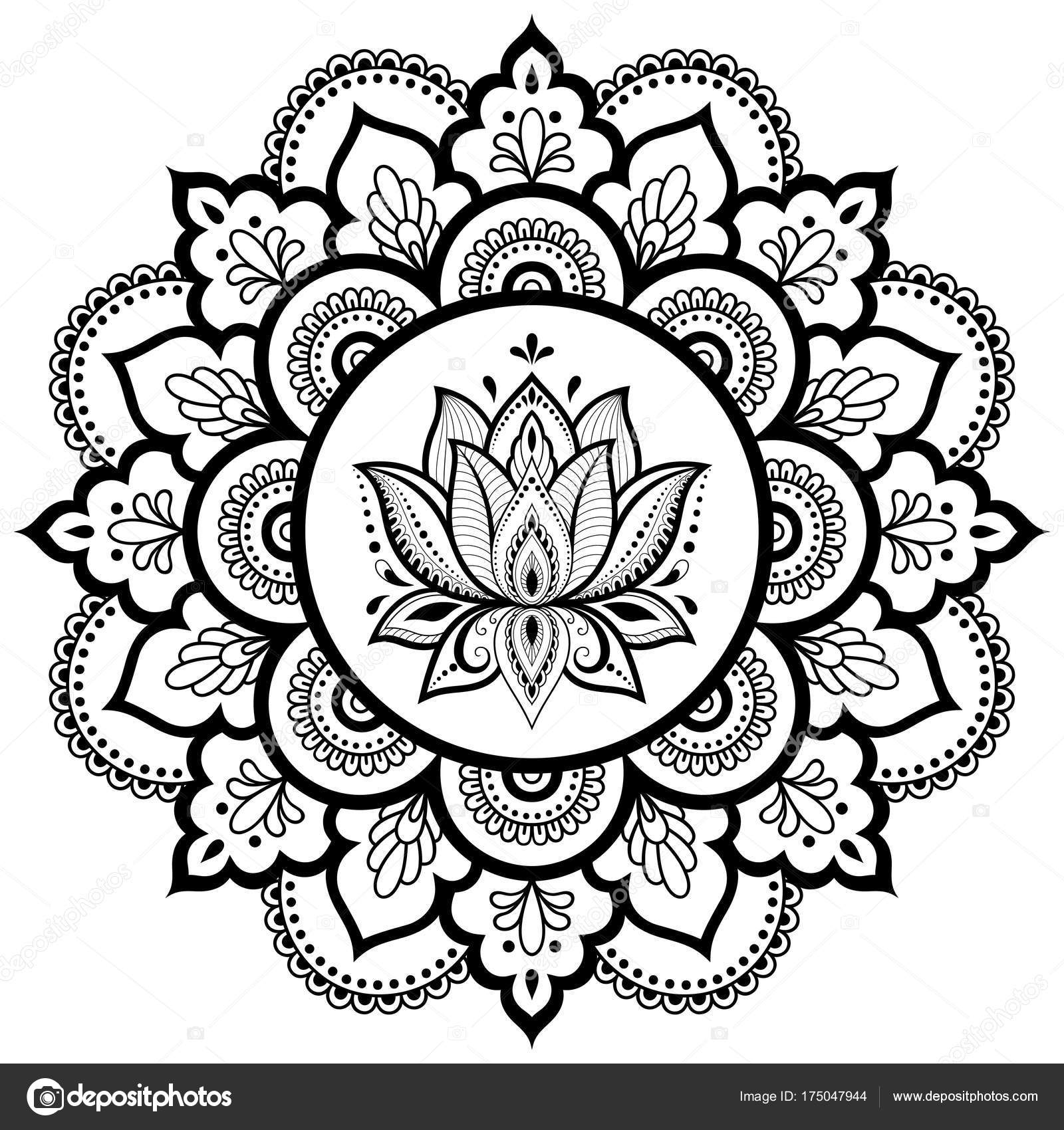 在形式的曼荼罗的圆形图案指甲花纹身曼荼罗曼海蒂风格在东方风格的装饰图案着色书页 图库矢量图像 C Rugame Tera Gmail Com 在形式的曼荼罗的圆形图案指甲花纹身曼荼罗曼海蒂风格在东方风格的装饰图案着色书页 图库矢量图像 C Rugame Tera Gmail Com