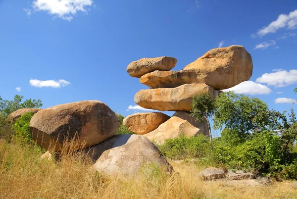 Sledování pohledu Epworth Balancing Rocks — Stock fotografie