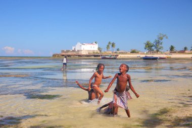  local children in Mozambique clipart