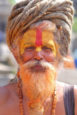 Pashupatinath yaşlı adam 