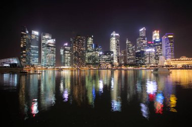Singapur 'da gece vakti