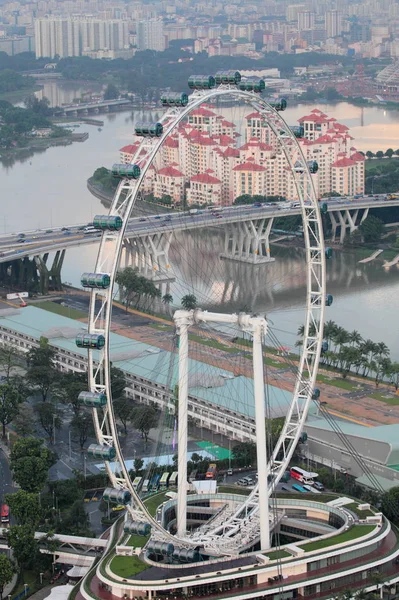 観覧車「シンガポール ・ フライヤーがシンガポール市" — ストック写真