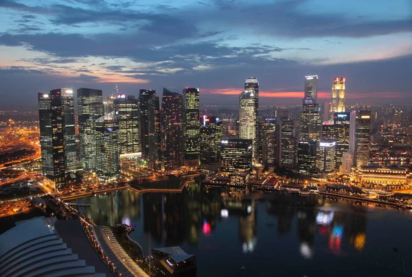 Singapur şehir Cityscape