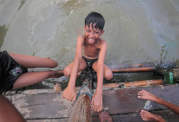 Hoofdstad van Indonesië met mensen — Stockfoto