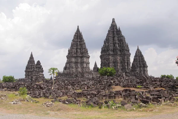Prambanan chrámy v Indonésii — Stock fotografie