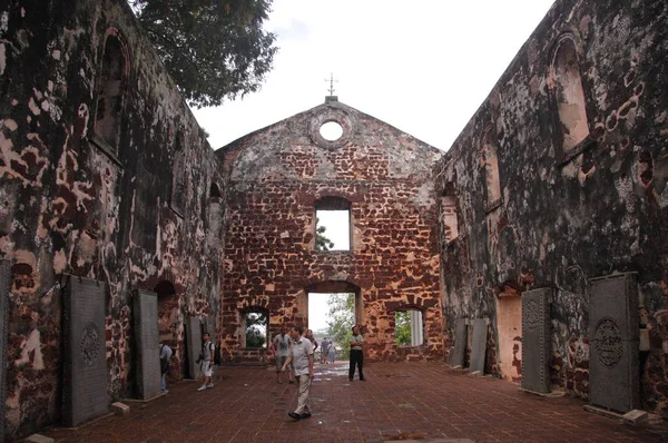 古建筑在马六甲 — 图库照片