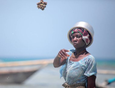 kadın Zanzibar Adası 