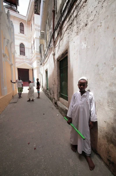 Personnes sur la rue Zanzibar — Photo