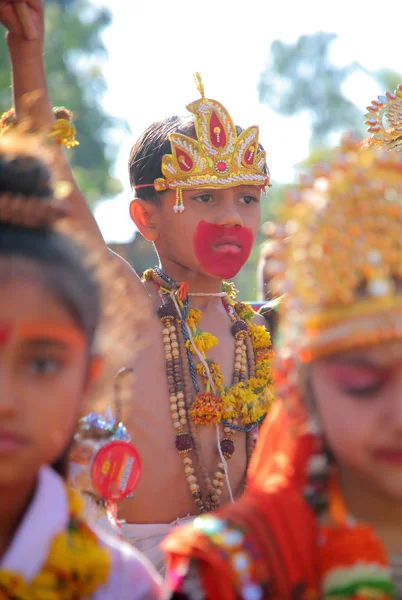 Cute kids of Diu island — Stock Photo, Image