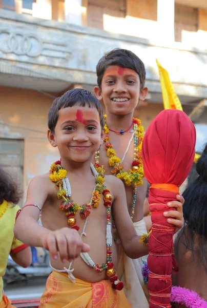 Cute boys of Diu island — Stock Photo, Image