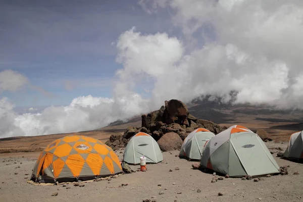 Camping en Kilimanjaro National Park — Foto de Stock