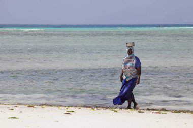 Zanzibar güzel kadın