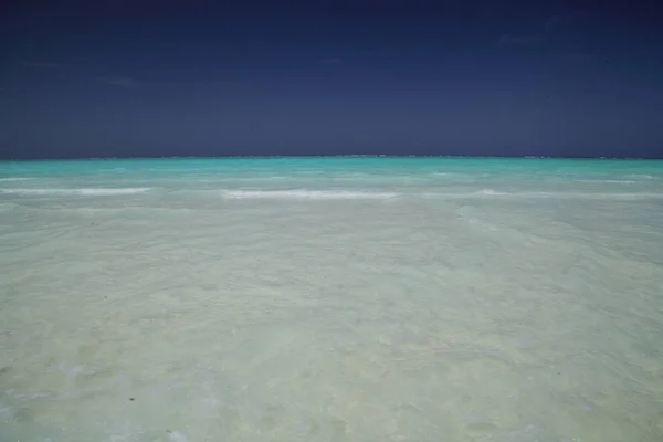 Nádherná pláž na ostrově Zanzibar — Stock fotografie