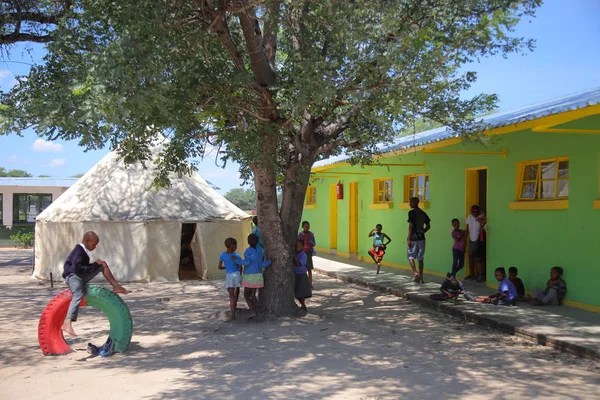 School in Grashoek village — Stock Photo, Image