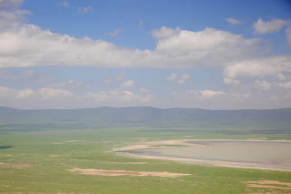 Landschaft in der afrikanischen Savanne — Stockfoto