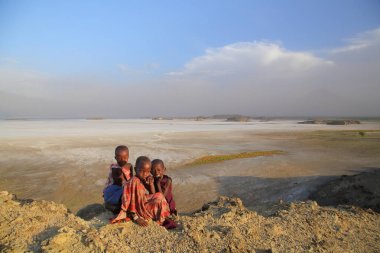 Çocuk Masai kabilesi, Tanzanya