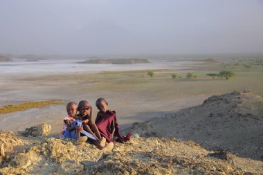 Çocuk Masai kabilesi, Tanzanya