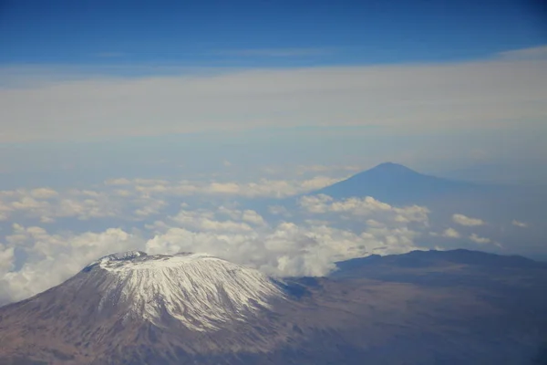 Hermosa Vista Del Plano Montaña Del Kilimanjaro — Foto de Stock