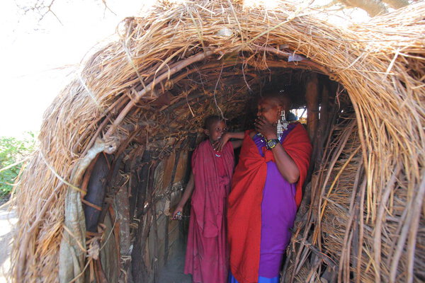 Village of maasai tribe