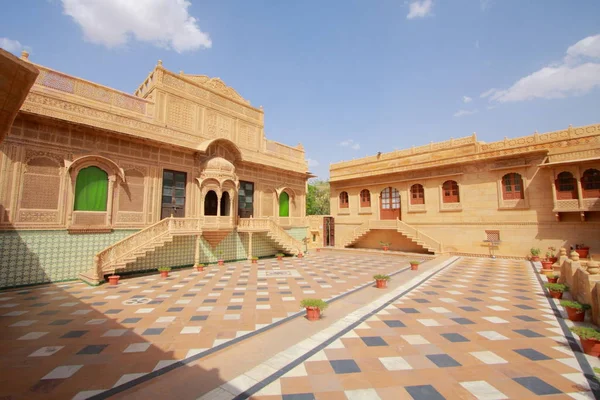 Palacio de la Ciudad Vieja en el Fuerte Jaisalmer — Foto de Stock