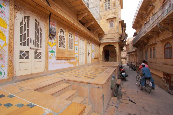 Oude stad Palace Jaisalmer Fort — Stockfoto