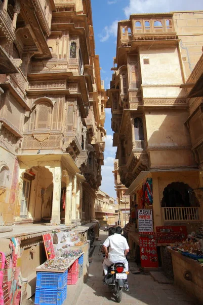 Old Town Palace wewnątrz Jaisalmer Fort — Zdjęcie stockowe