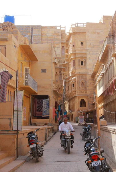 Lokala Mannen Jaisalmer Indien Delstaten Rajasthan — Stockfoto