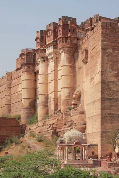 Świątynia w Twierdza Mehrangarh — Zdjęcie stockowe