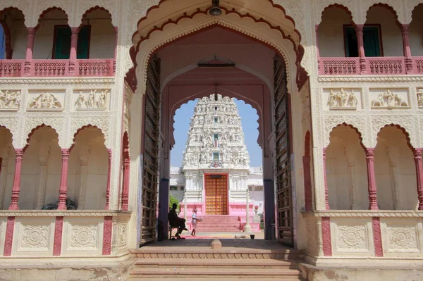 Hindus-Gott in einem Tempel, pushkar, — Stockfoto