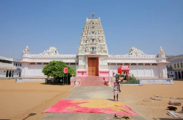 Hinduisté Boha v chrámu, Pushkar, — Stock fotografie