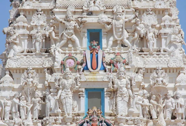 Hinduisté Boha v chrámu, Pushkar, — Stock fotografie