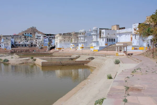 Pushkar Cidade Santa, Rajastão — Fotografia de Stock