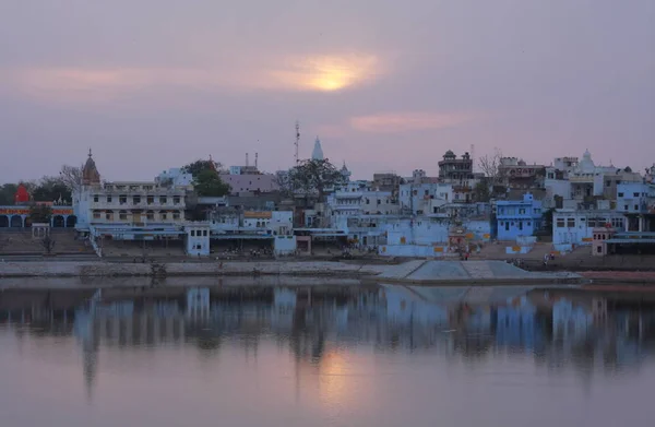 Ciudad de Pushkar, Rajastán — Foto de Stock