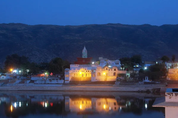 Ciudad de Pushkar, Rajastán — Foto de Stock