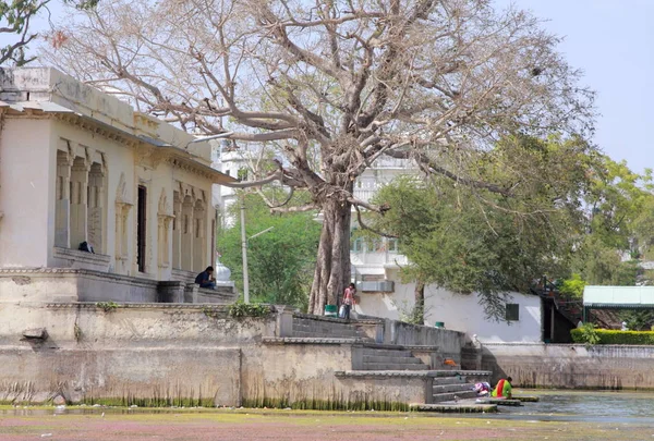 Vista del Palacio de Udaipur —  Fotos de Stock