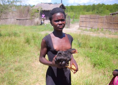 beautiful Unidentified  woman in Zambia clipart