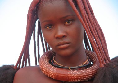 Yerel kadın köy Himba kabilesi