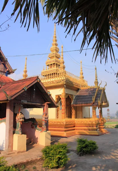 Templo de Wat em Luang Prabang — Fotografia de Stock