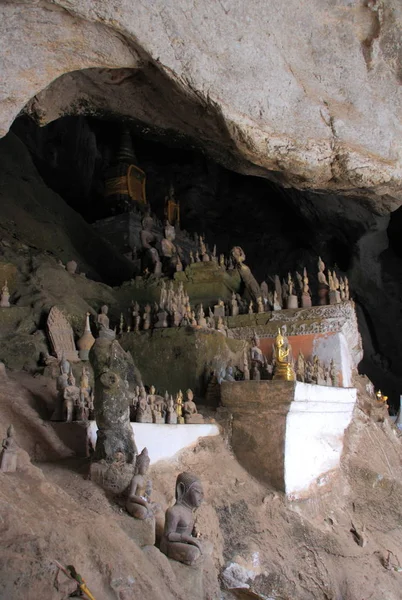 Gua Buddha Gua Pak Ou — Stok Foto