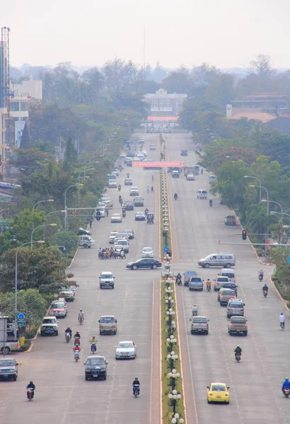 Vientiane sokak sahne — Stok fotoğraf