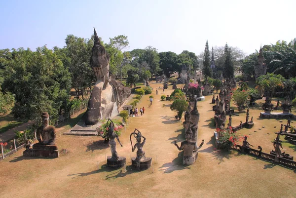 Wat Xieng Khuan Βούδας Πάρκο — Φωτογραφία Αρχείου