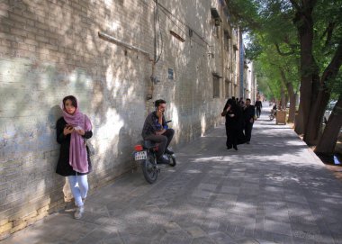 Yerel halkın tarihi kent Yazd Iran