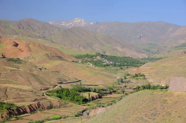 イランの Alamut 渓谷の乾燥風景 — ストック写真