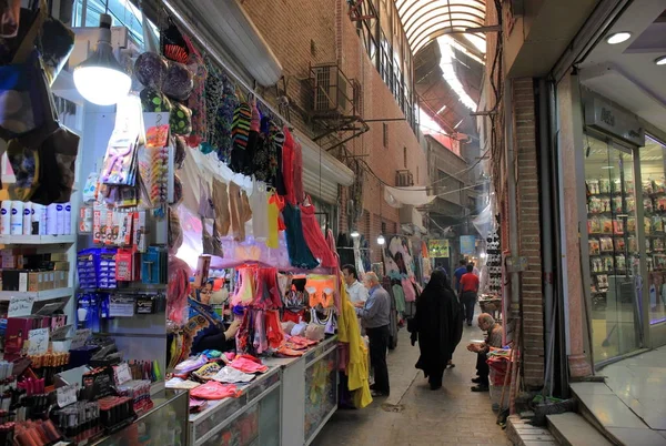 Hagyományos Iráni Bazaar Teherán Irán — Stock Fotó