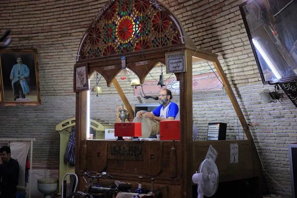 Gymzaal Voor Traditionele Prestaties Van Zurkhaneh Een Type Van Martial — Stockfoto