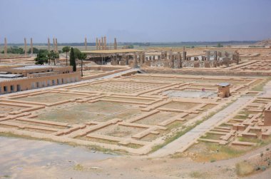 Antik kentin Şiraz, İran'ın Persepolis