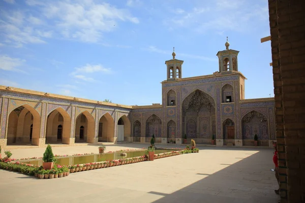 Máté Molk Mecset Siráz Irán Úgynevezett Perzsa Masjed Márton Molk — Stock Fotó