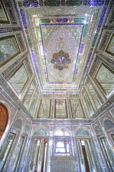 Ornamentos Orientais Mesquita Nasir Mulk Shiraz Irão — Fotografia de Stock