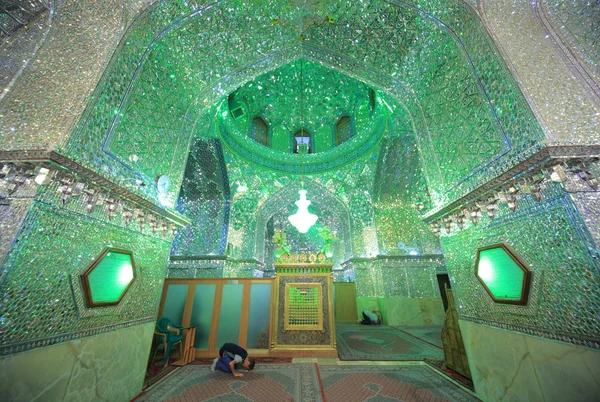 Dekorace Tradiční Mešity Nasir Mulk Shiraz Írán Nasir Mulk Molk — Stock fotografie
