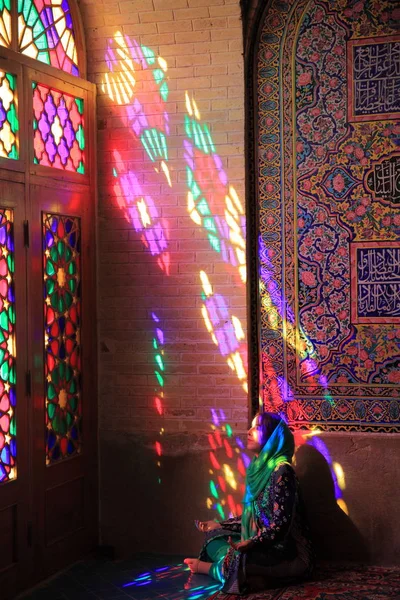 ナーシル ムルク モスク シラーズ イラン — ストック写真